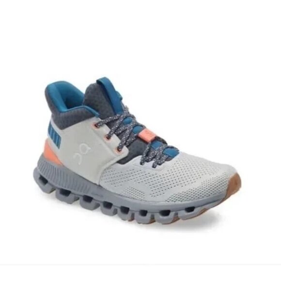Womens ON Cloud Hi Edge Mid Top Sneakers in Glacier Shadow EU